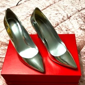 🔥Metallic Silver Shoes🔥